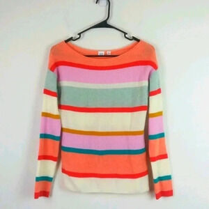 GAP Multicolored Striped Merino Wool Blend Top(XS)